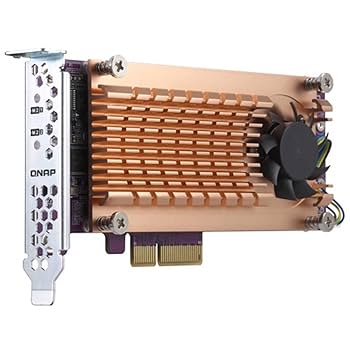 QNAP QM2-2S-220A 拡張カード 冷却ファン付き QM2-2S-220A | Flexible and versatile, boosts performance and